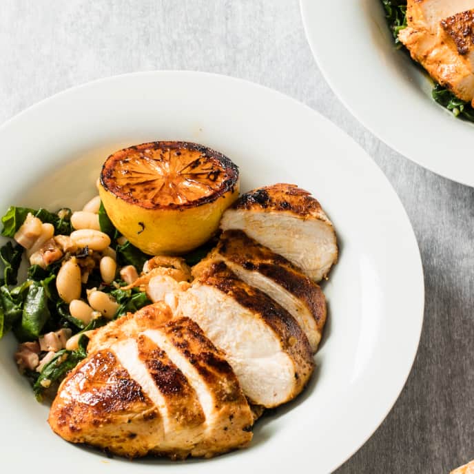 30 Minute Recipe Paprika Chicken with Garlicky Greens Cook's Country