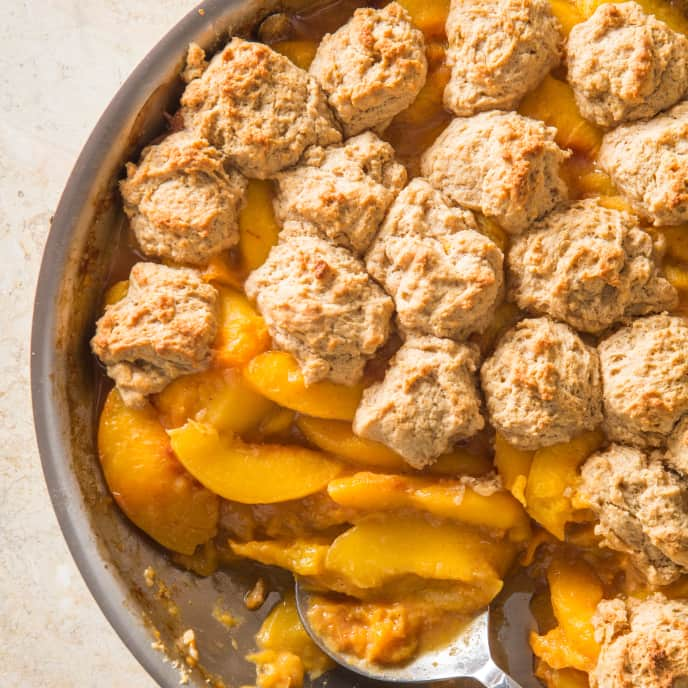 Peach Cobbler (Reduced Sugar)