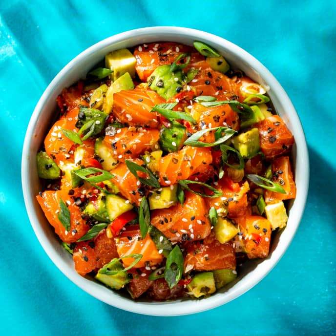 Salmon Teriyaki Poke | America's Test Kitchen Recipe