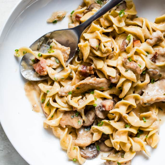 Pork Stroganoff