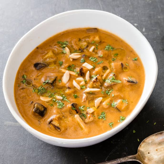 Vegan Roasted Eggplant and Tomato Soup America's Test Kitchen