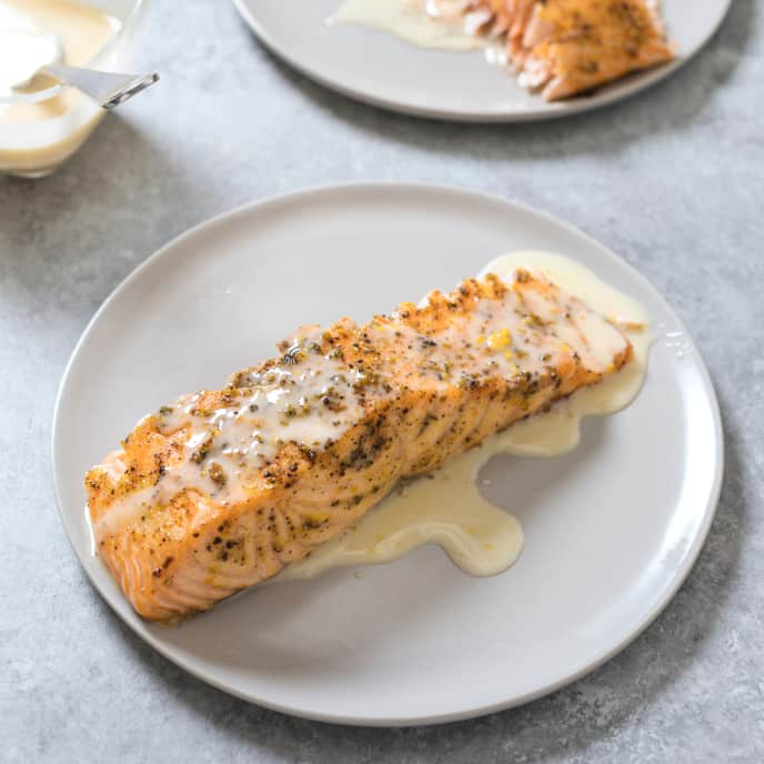 Roast Side of Salmon with Orange Beurre Blanc America's Test Kitchen
