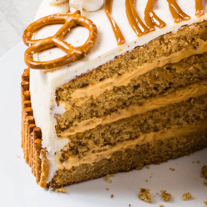 Pretzel Cake Layers