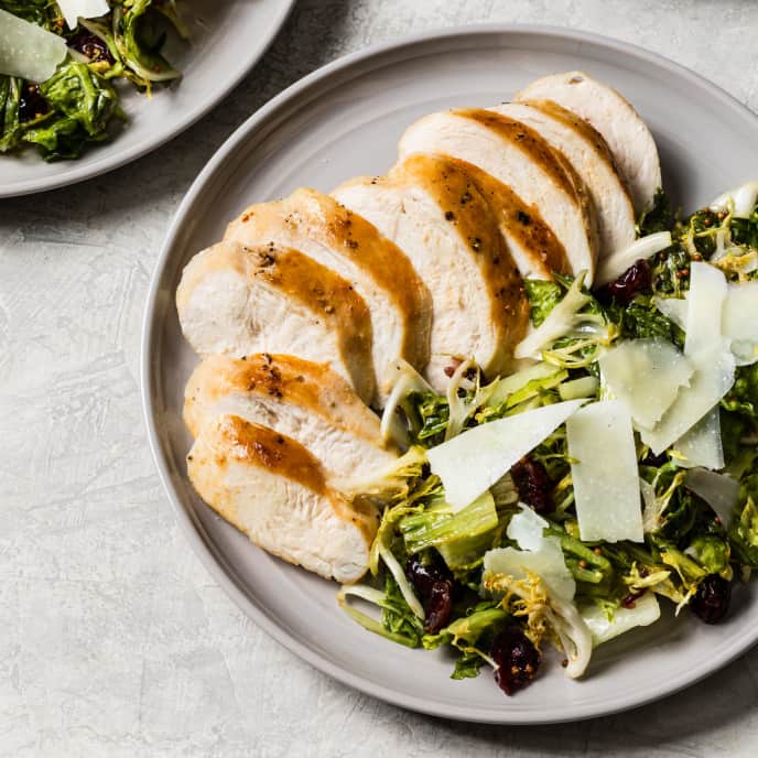 Sautéed Chicken Breasts with Wilted Salad Cook's Country Recipe