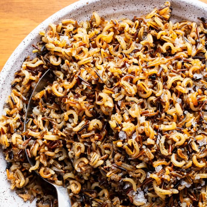 Hand-Harvested Wild Rice with Dried Mulberries
