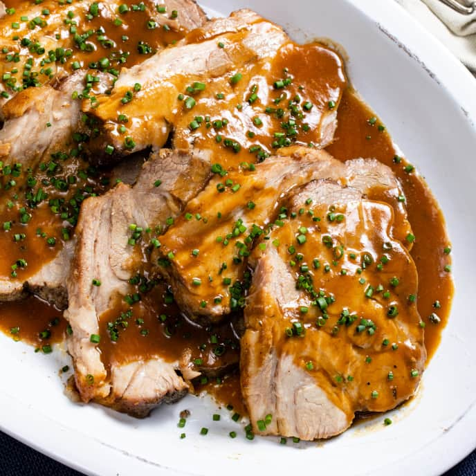 Slow-Cooker Apple Cider Pork