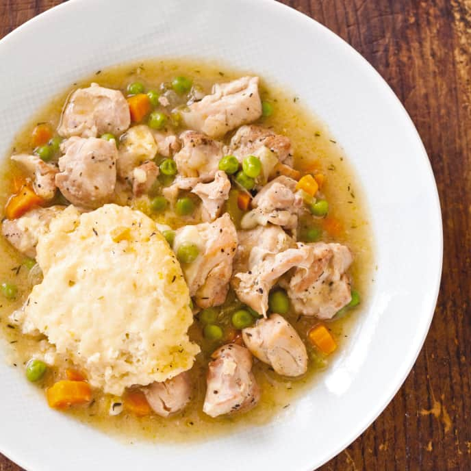 Slow Cooker Old Fashioned Chicken And Dumplings America S Test Kitchen