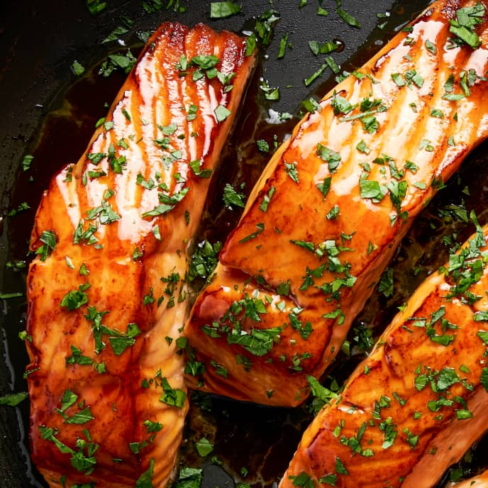 Double-Glazed Salmon with Maple and Liquid Smoke | America's Test ...