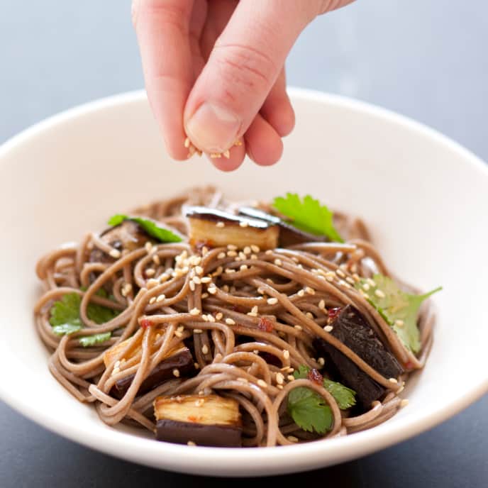 GlutenFree Soba Noodles with Roasted Eggplant and Sesame America's