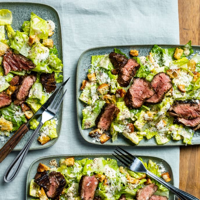 Steak Caesar Salad America's Test Kitchen Recipe