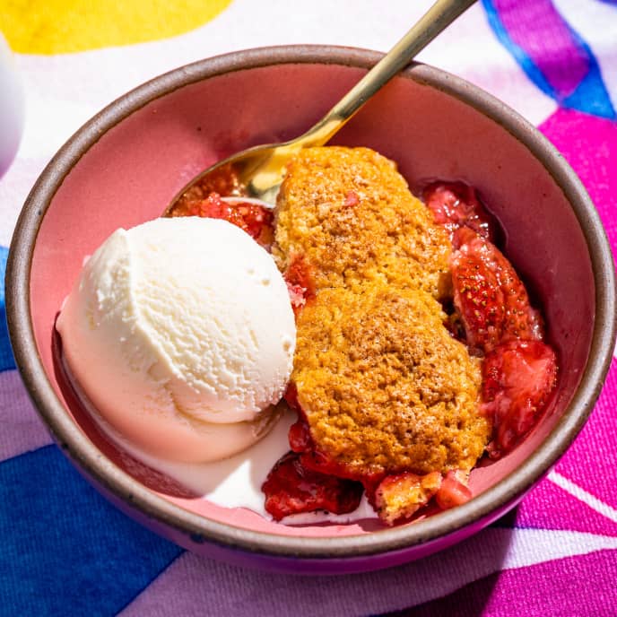 Strawberry Cobbler