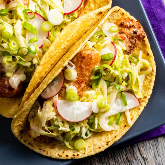 Sweet and Spicy Fried Fish Tacos