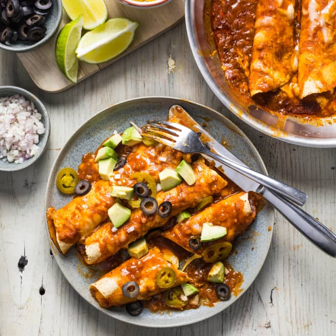 TexMex Cheese Enchiladas for One America's Test Kitchen Recipe