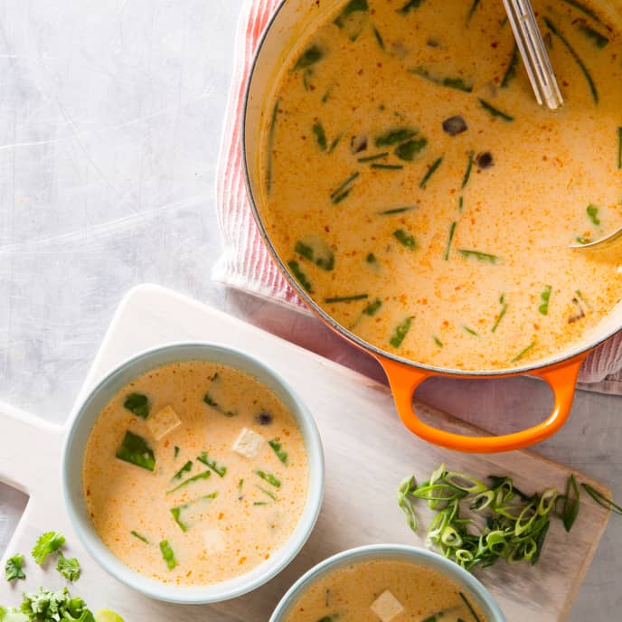 Vegan Thai Coconut Soup with Tofu | America's Test Kitchen Recipe