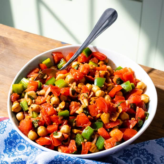 Tomato and Chickpea Salad