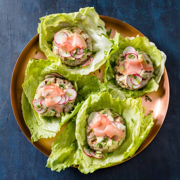 Grilled Tuna Burgers with Wasabi and Pickled Ginger America's Test