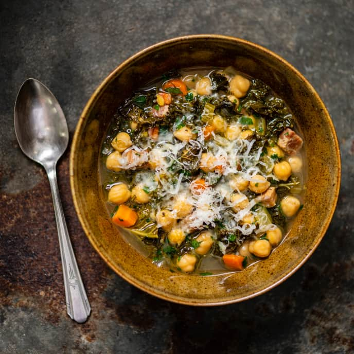 Chickpea Soup with Pancetta and Rosemary