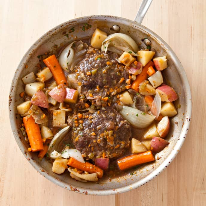 Yankee Pot Roast For Two Americas Test Kitchen Recipe 