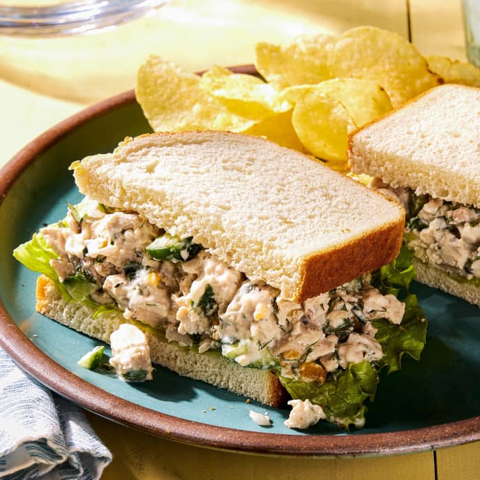 Yogurt-Tahini Chicken Salad with Cucumbers and Preserved Lemon ...