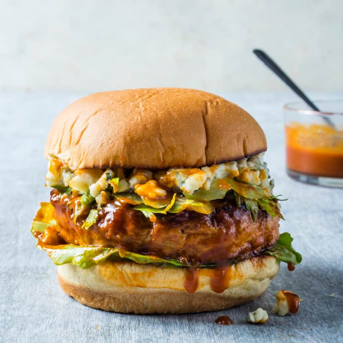 Buffalo Chicken Burgers