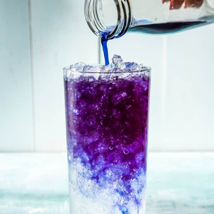 Butterfly Pea Flower Spritzer America's Test Kitchen Recipe