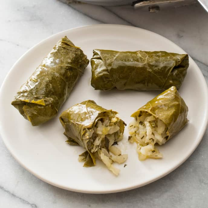 Dolmathes (Stuffed Grape Leaves)