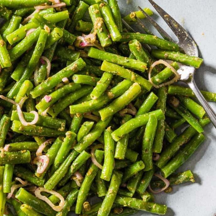 Green Bean Salad with Shallot, Mustard, and Tarragon