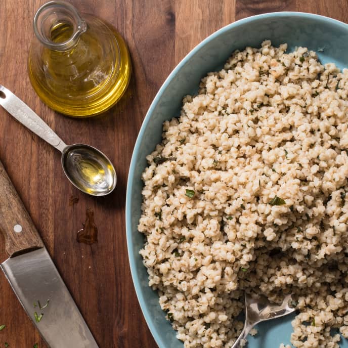 SlowCooker Herbed Barley Pilaf America's Test Kitchen Recipe