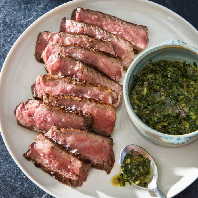 Pan-Seared Strip Steak for Two