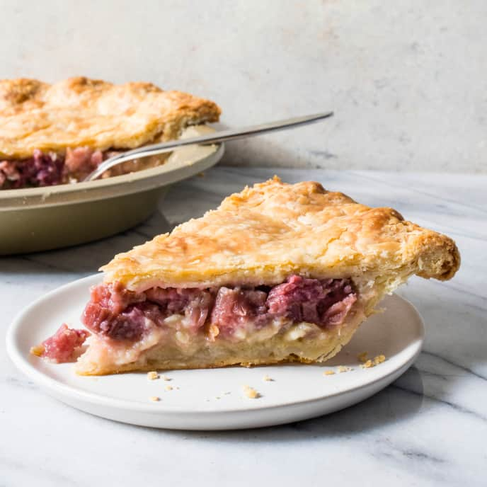 Rhubarb Custard Pie