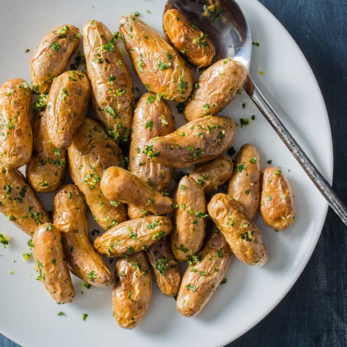 Roasted Fingerling Potatoes with Parsley, Lemon, and Garlic Cook's