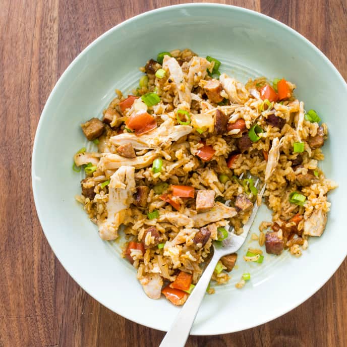 SlowCooker Southern Chicken and Dirty Rice for Two America's Test