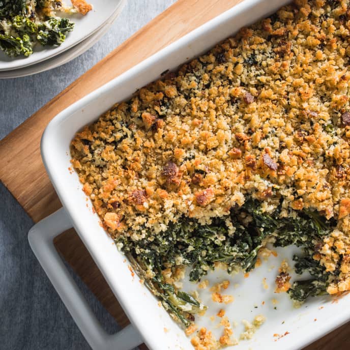 Swiss Chard and Kale Gratin Cook's Illustrated Recipe