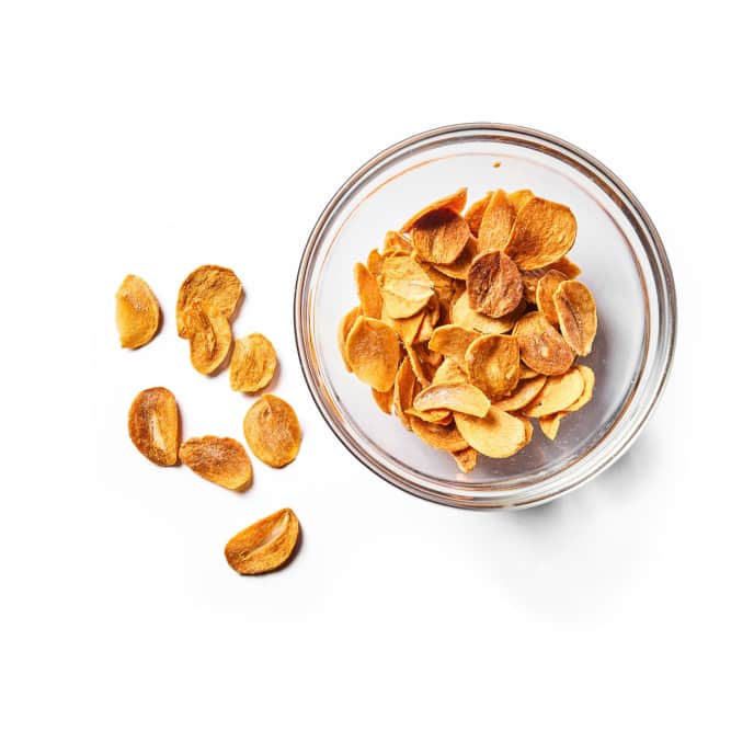Microwave Crispy Garlic Chips