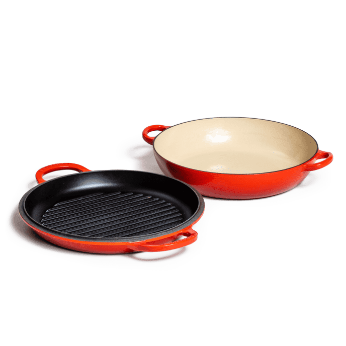 Testing the Le Creuset Braiser with Grill Pan Lid | America's Test