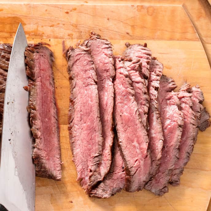 Grilled Flank Steak with GarlicChile Marinade America's Test Kitchen