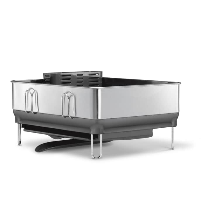 Simplehuman kitchen compact steel frame dish rack hotsell