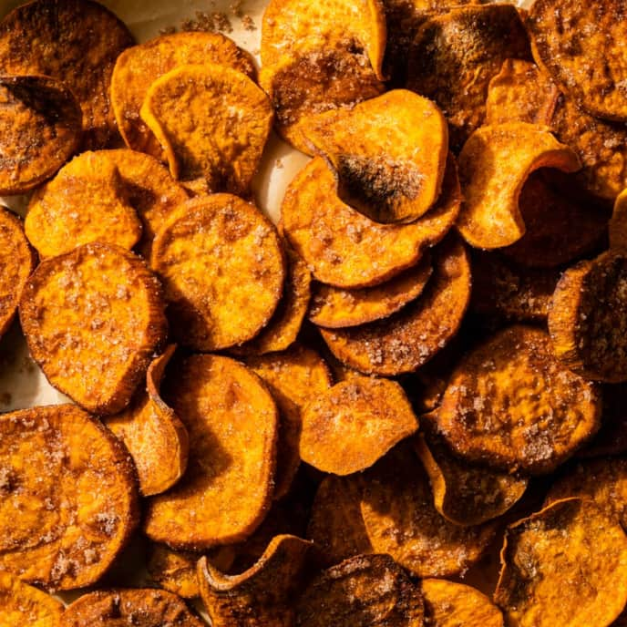 Cinnamon-Sugar Fried Sweet Potatoes