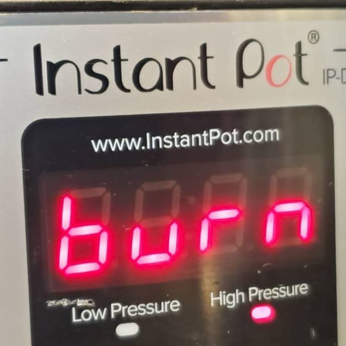 What To Do When Your Instant Pot Says BURN