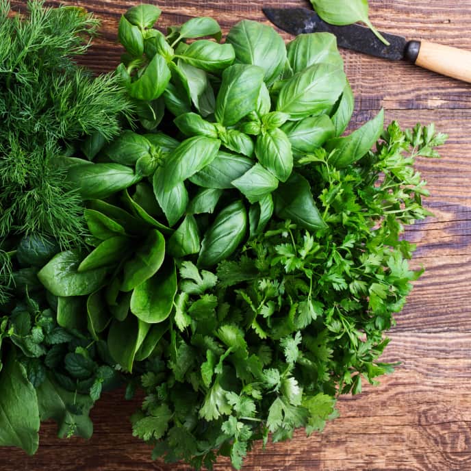 Herbs are really creating flavours in food. What do you eat ?