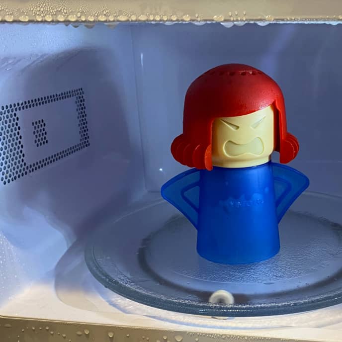 The Angry Mama Microwave Cleaner Is Super Effective and Just $7