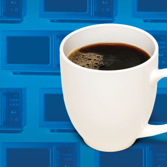 Avoid Reheating Coffee in the Microwave