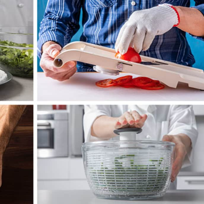 Salad Chopper Bowl Demo  Our Culinary Team Tests Kitchen Gadgets 