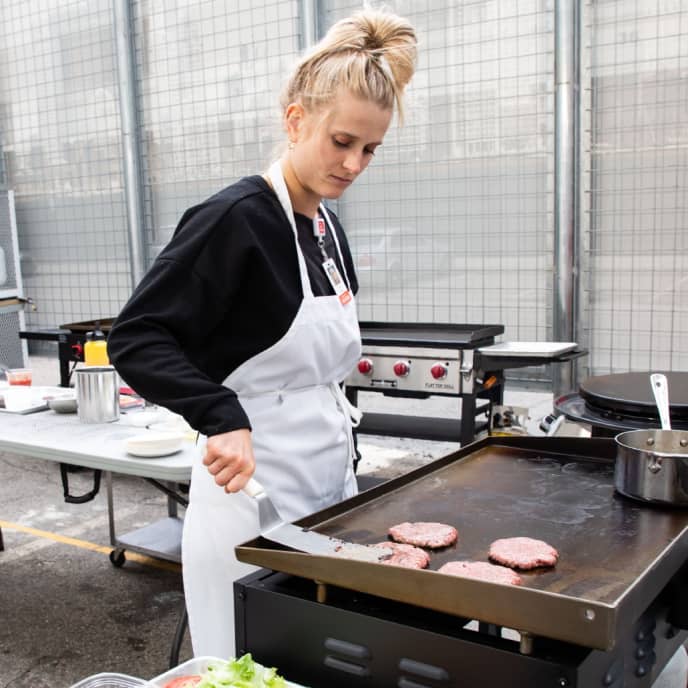 Cooking On a Flat Top