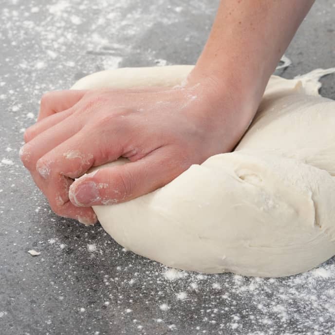 Bread dough kneader top
