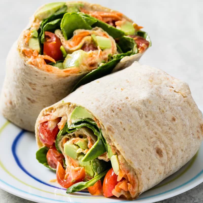 Healthy Veggie Wrap with Hummus Recipe for Kids | America's Test ...