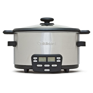 Kalorik SC-41175-R Red 8 Qt Digital Slow Cooker with Locking Lid