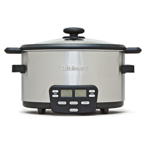 Cuisinart MSC-600 3-In-1 Cook Central 6-Quart Multi-Cooker: Slow Cooker,  Brown/Saute, Steamer, Silver