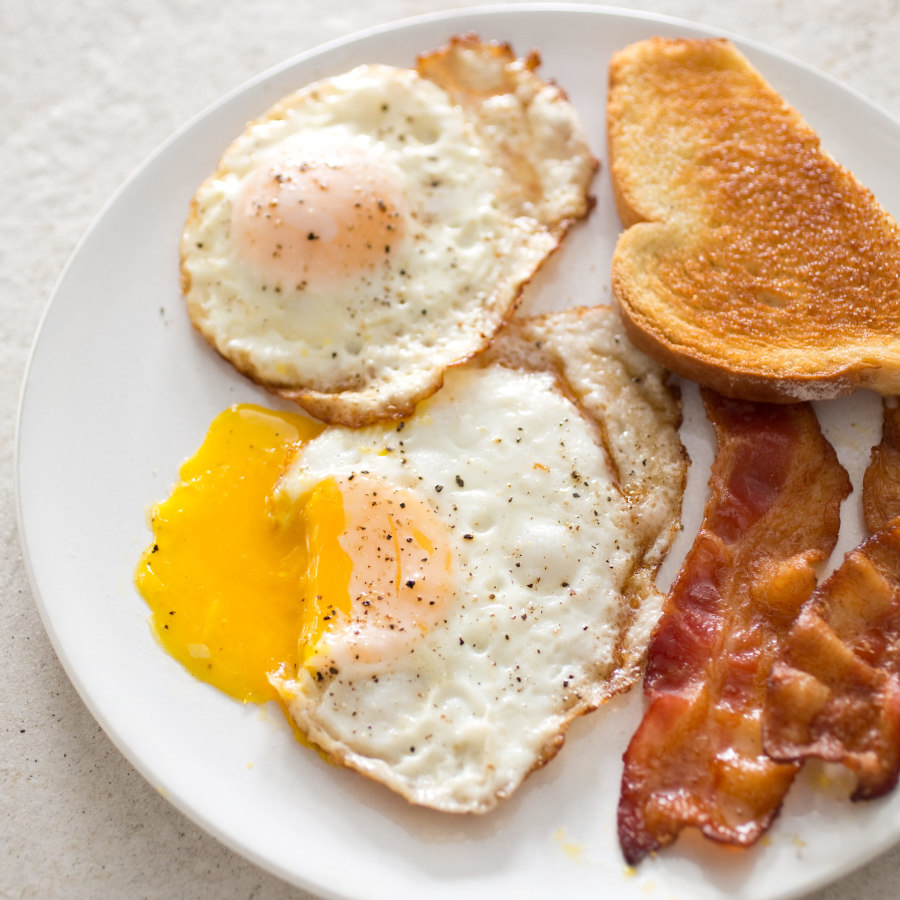 Perfect Fried Eggs - Framed Cooks