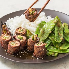 Japanese Grilled Steak and Scallion Rolls (Negimaki)